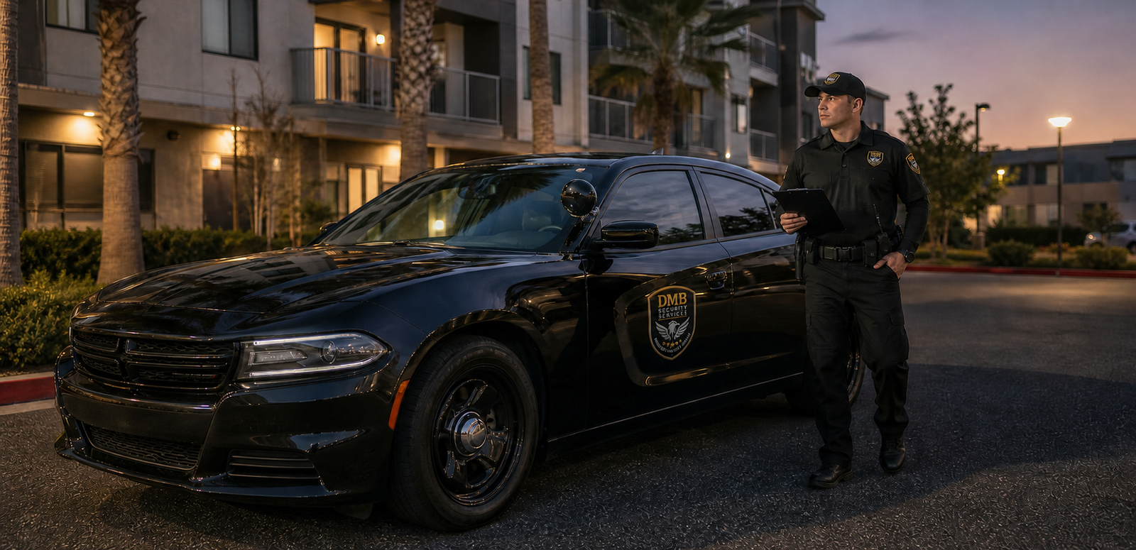 DMB Security Services patrol vehicle